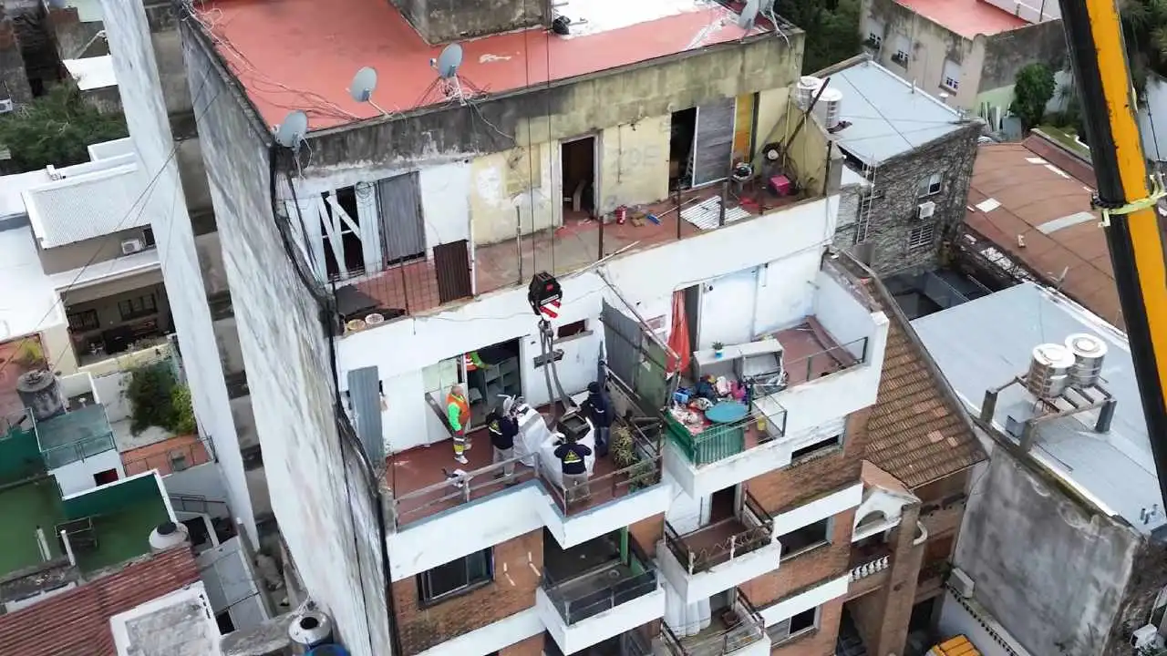 Desalojo récord en Palermo: recuperaron un edificio entero