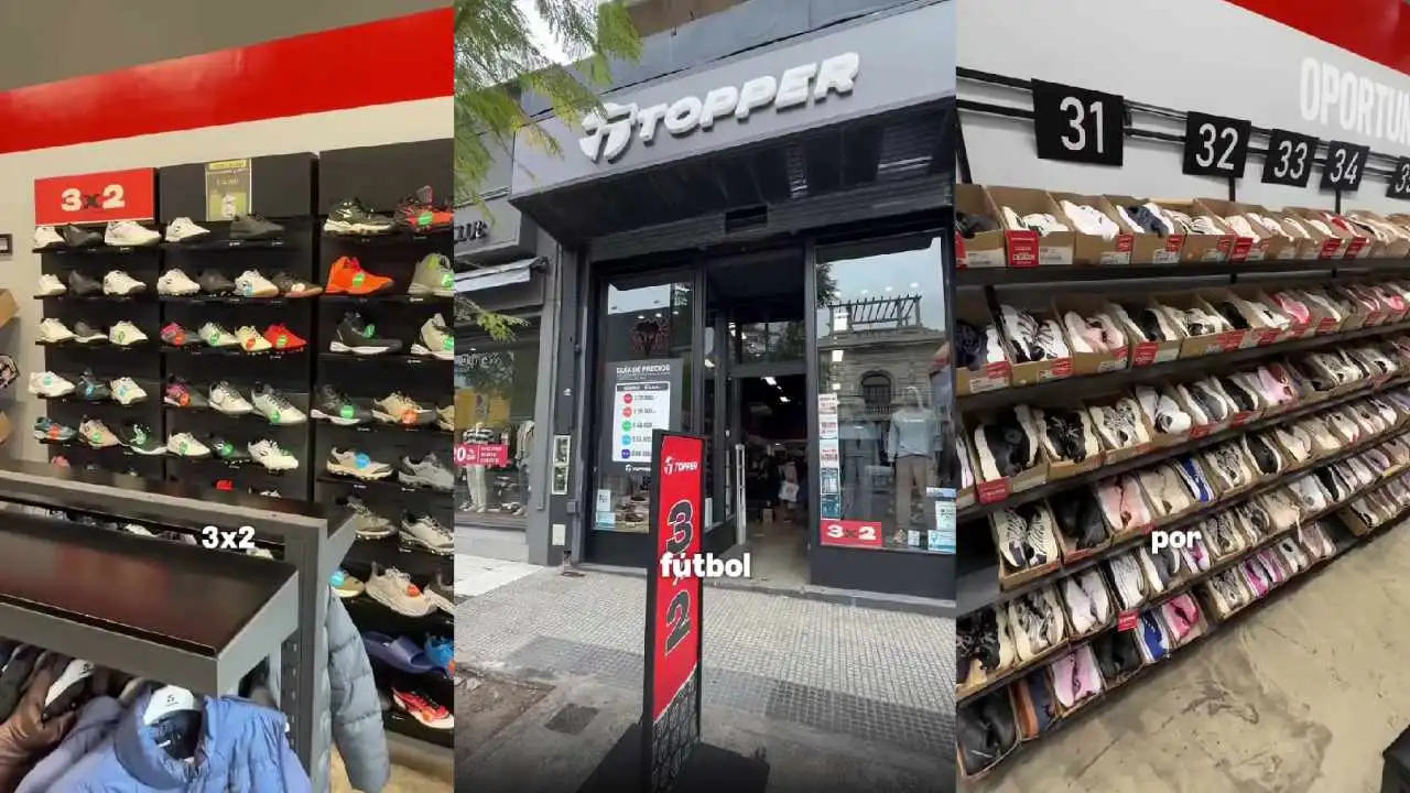 Este es el Outlet de Topper con zapatillas desde $26.600, descuentos en ropa y cuotas