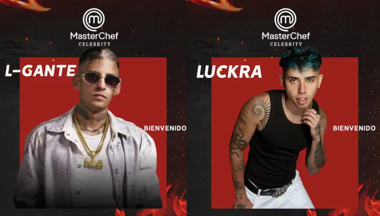 Telefé confirmó que Luck Ra y L-Gante participarán de una nueva edición de Masterchef