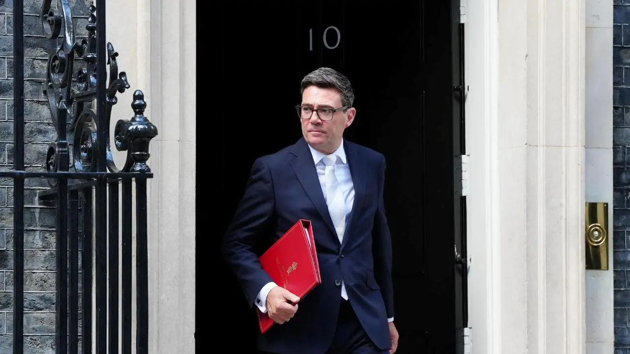 El primer ministro británico Andy Burnham