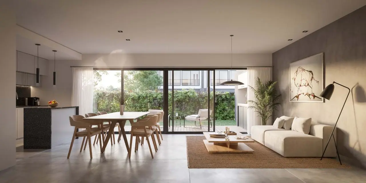 Las viviendas tendrán unos 120 m², jardín y precios de entre u$s200.000 y u$s300.000