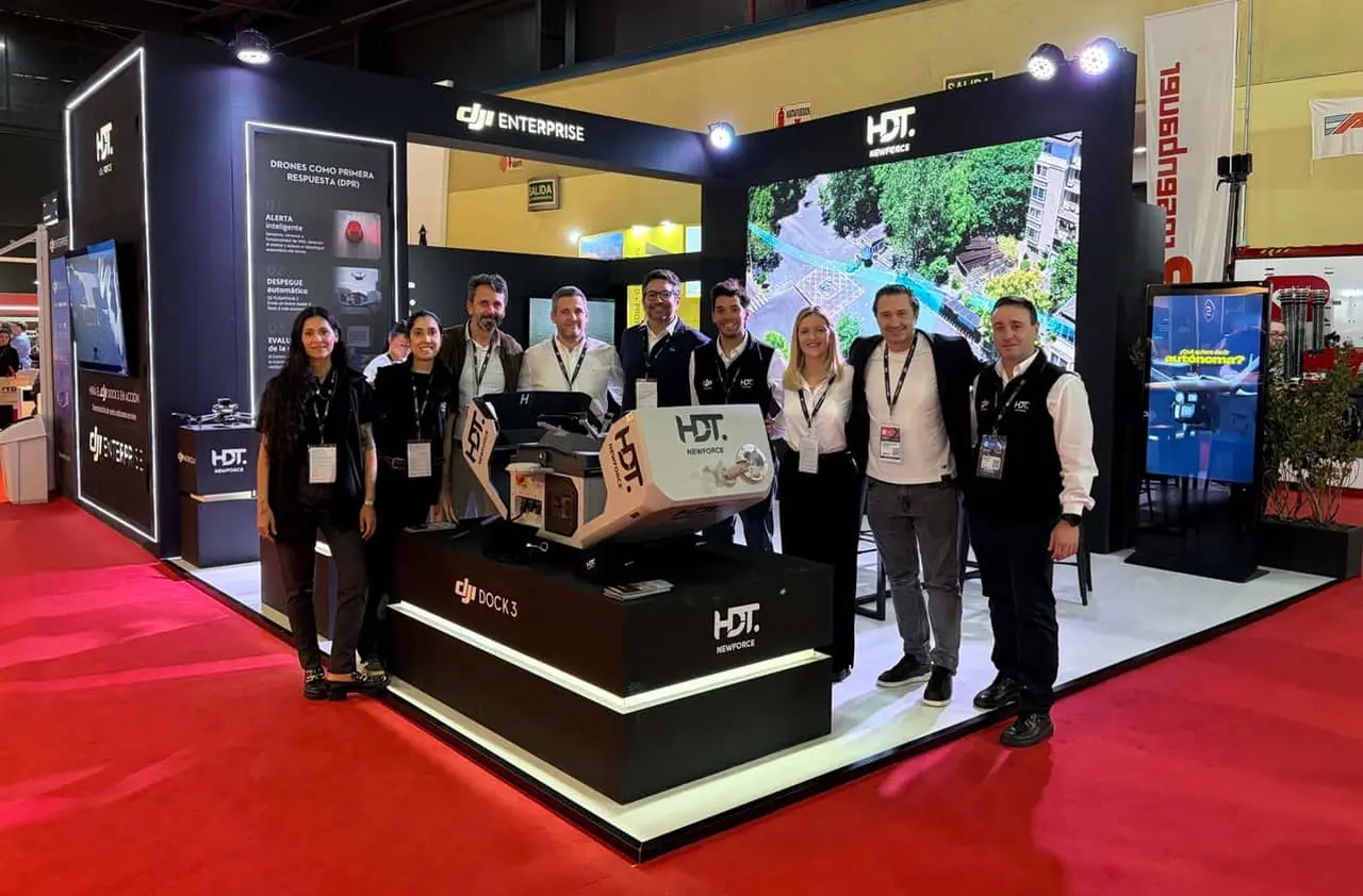 El equipo de HDT NewForce formó parte de Intersec 2026.