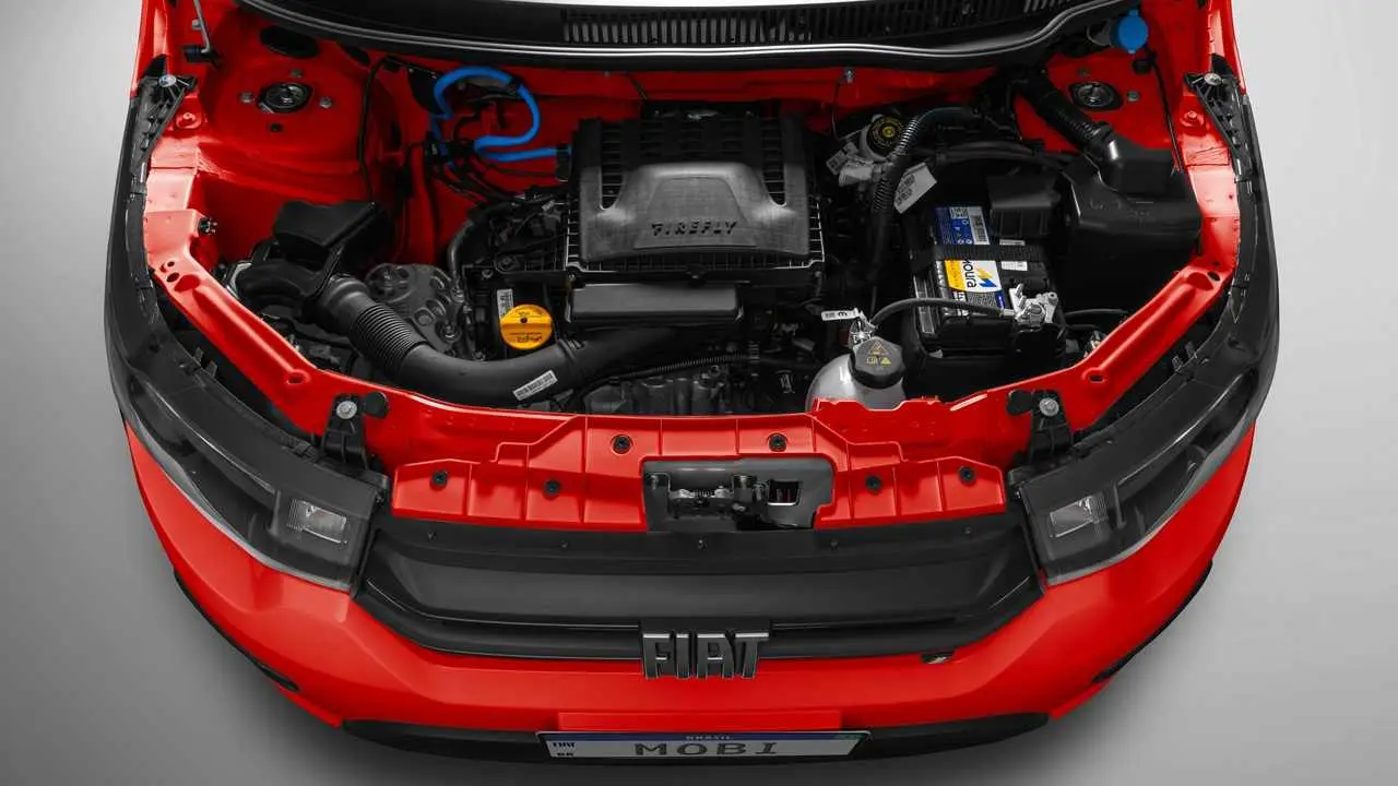 Fiat Mobi motor. foto oficial.