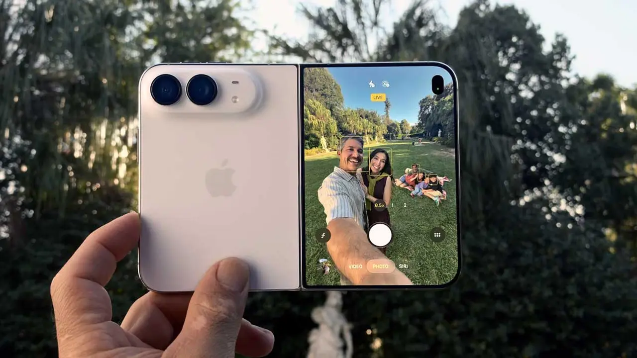 Selfie con la cámara trasera del iPhone Duo. Foto de iProfesional