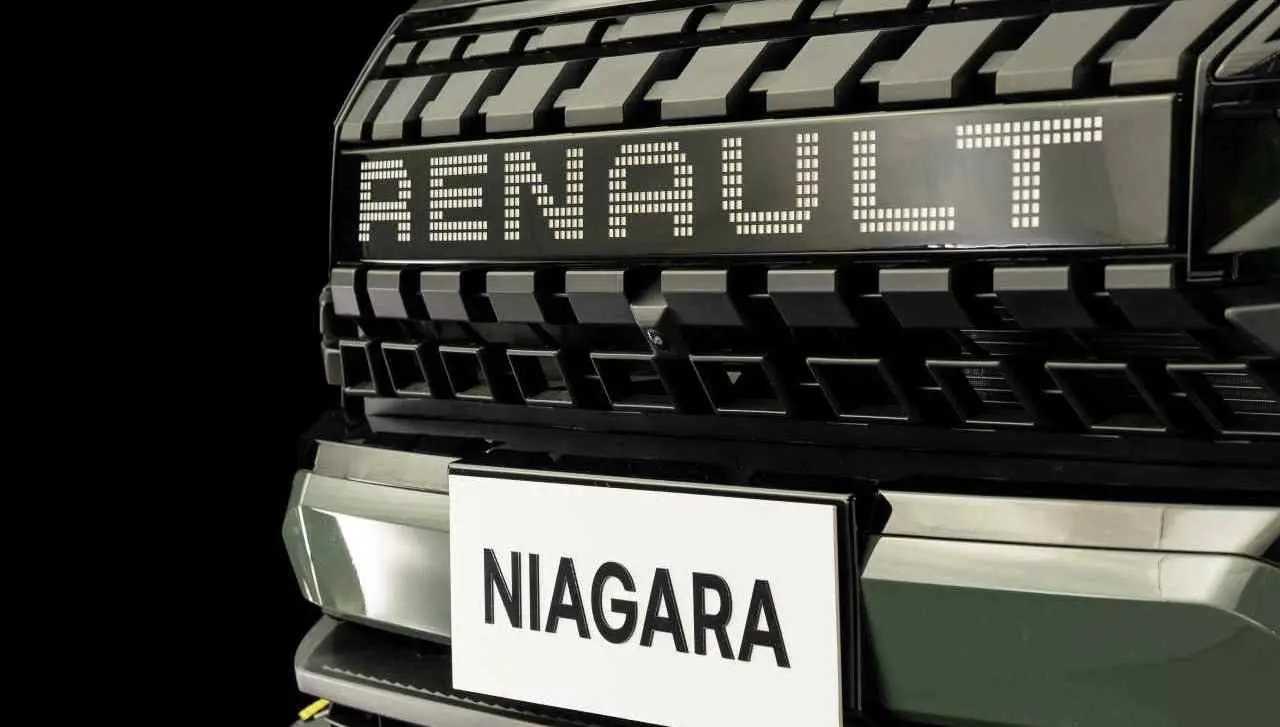 Frontal camioneta renault Niagara. foto oficial.