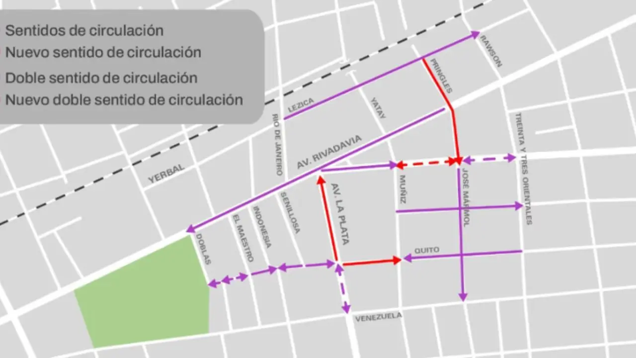 Buenos Aires modifica 18 calles para el Trambus y los cambios arrancan en septiembre