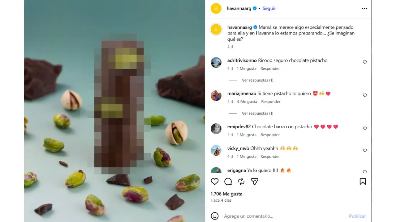 El posteo de Havanna anticipando un nuevo lanzamiento