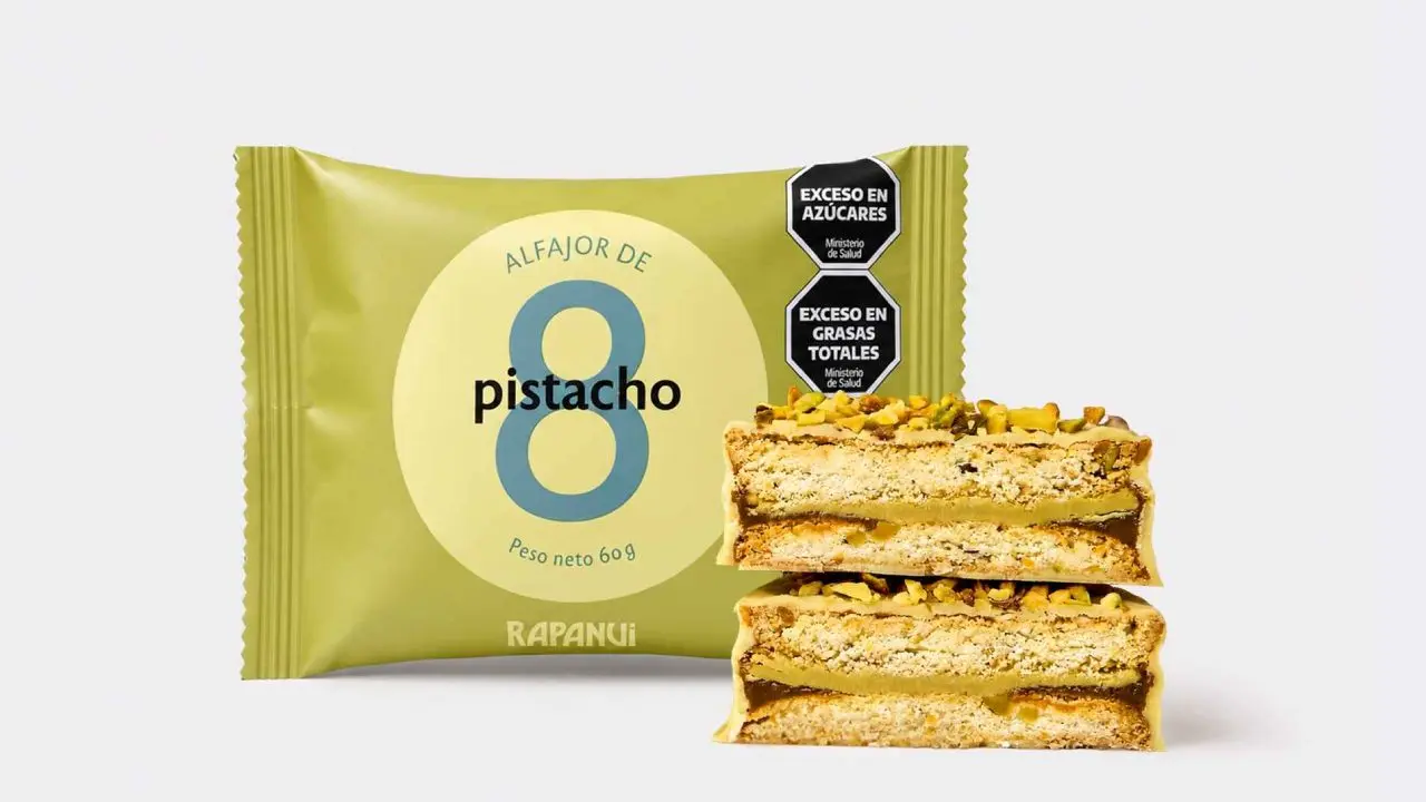 El nuevo alfajor de pistacho y dulce de leche de Rapanui