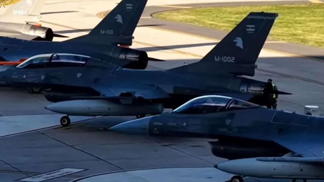 Llegaron a Argentina los aviones cazas F-16 que compró el Gobierno y ya hay 12 en el país