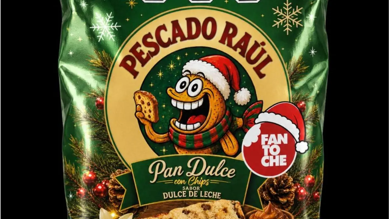 imagen del packaging del pan dulce Pescado Raúl