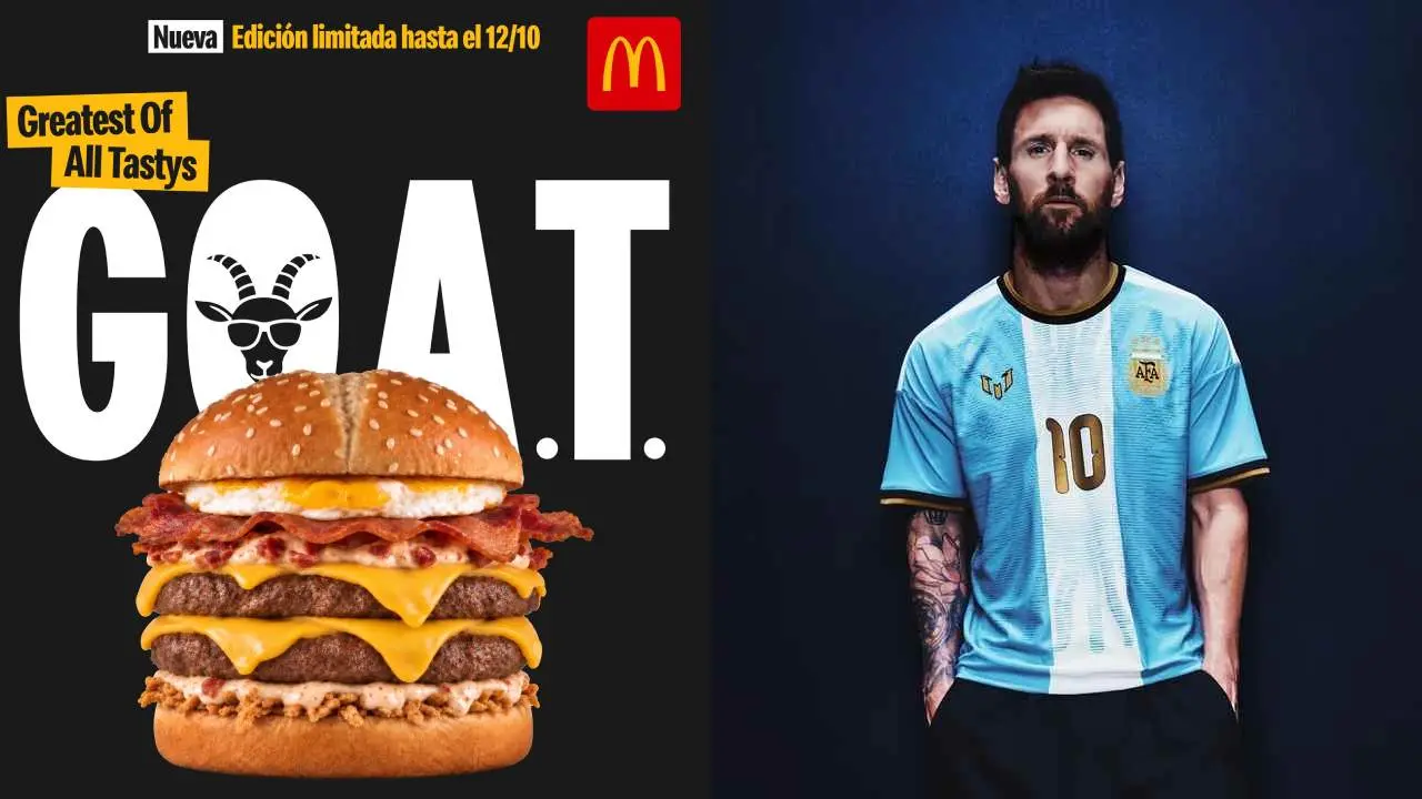 Qué tiene la hamburguesa de McDonald’s en homenaje a Messi por su retiro de la Selección