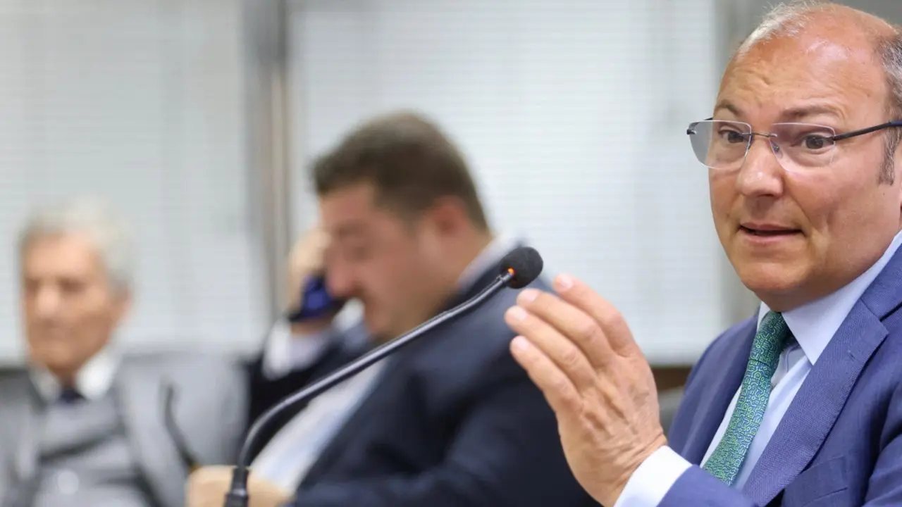 Juez federal Gastón Salmain durante un jury