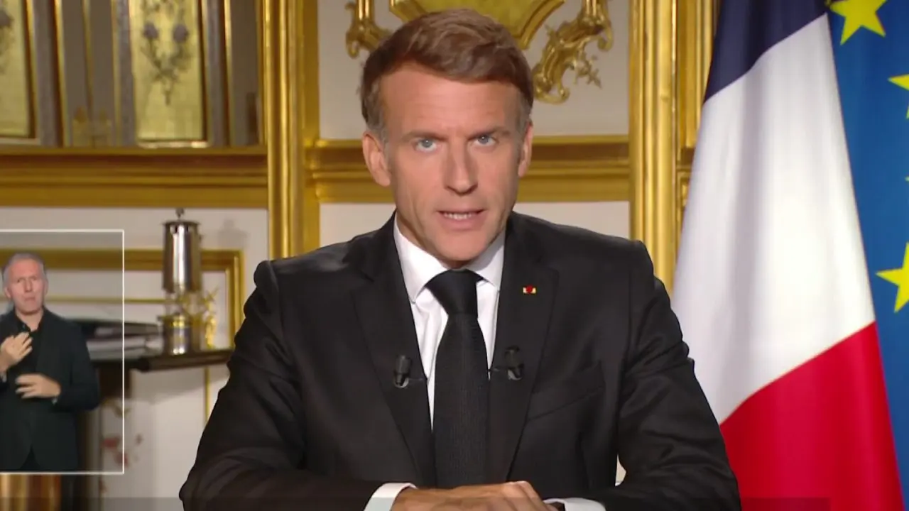 El mensaje de Macron tras la jornada de graves incidentes en todo Francia