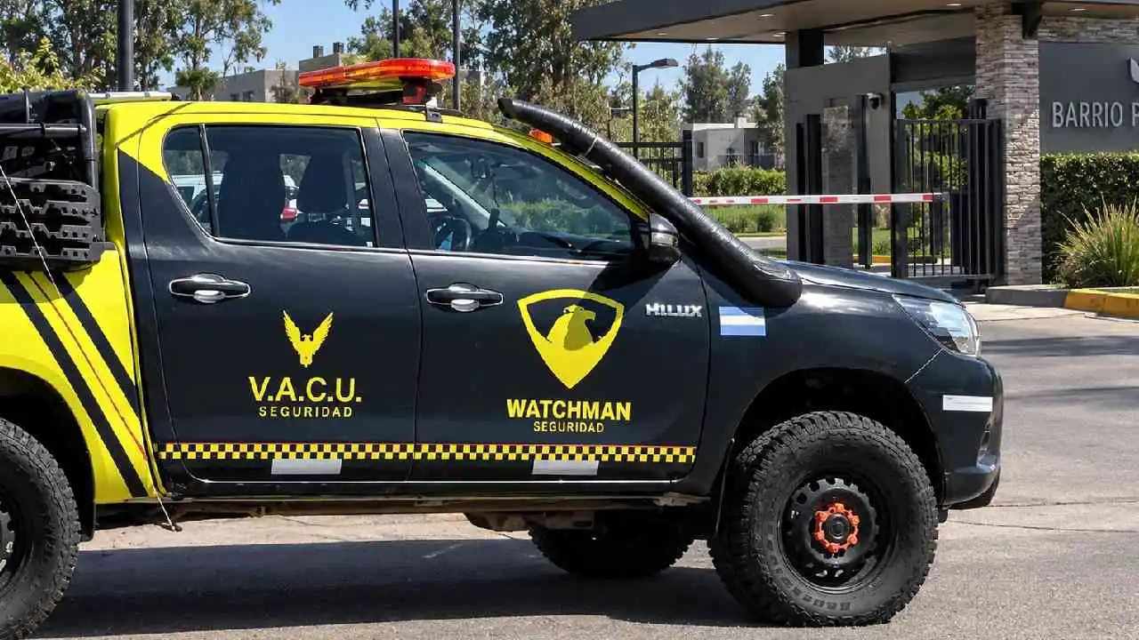 Camioneta de Watchman Seguridad