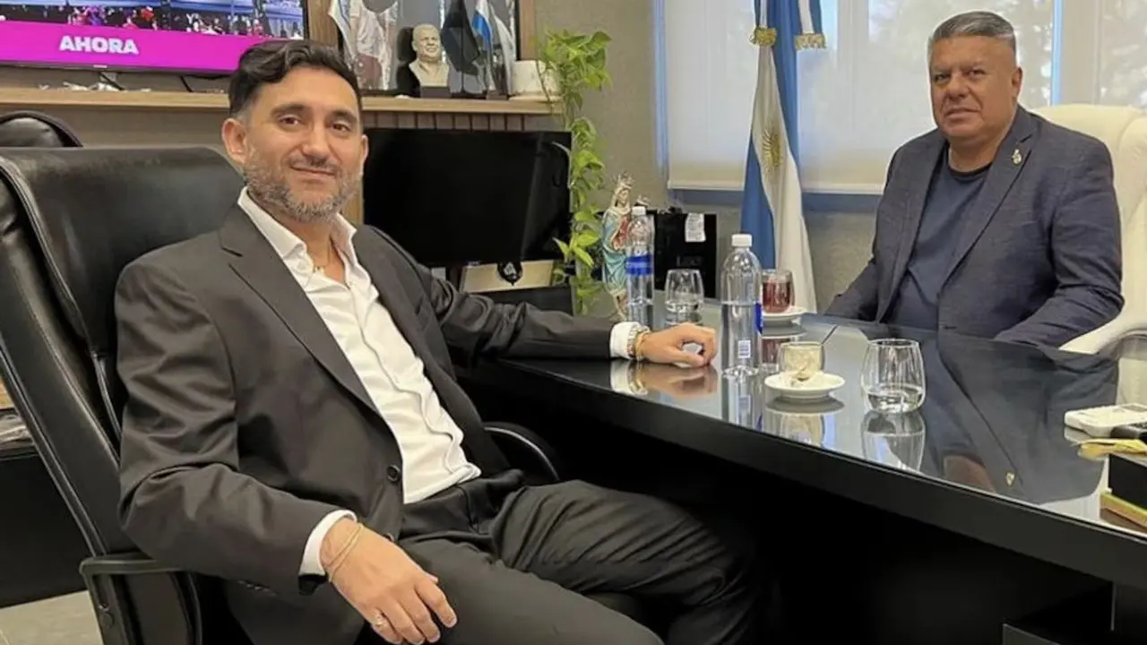 Ariel Vallejo y Claudio Tapia