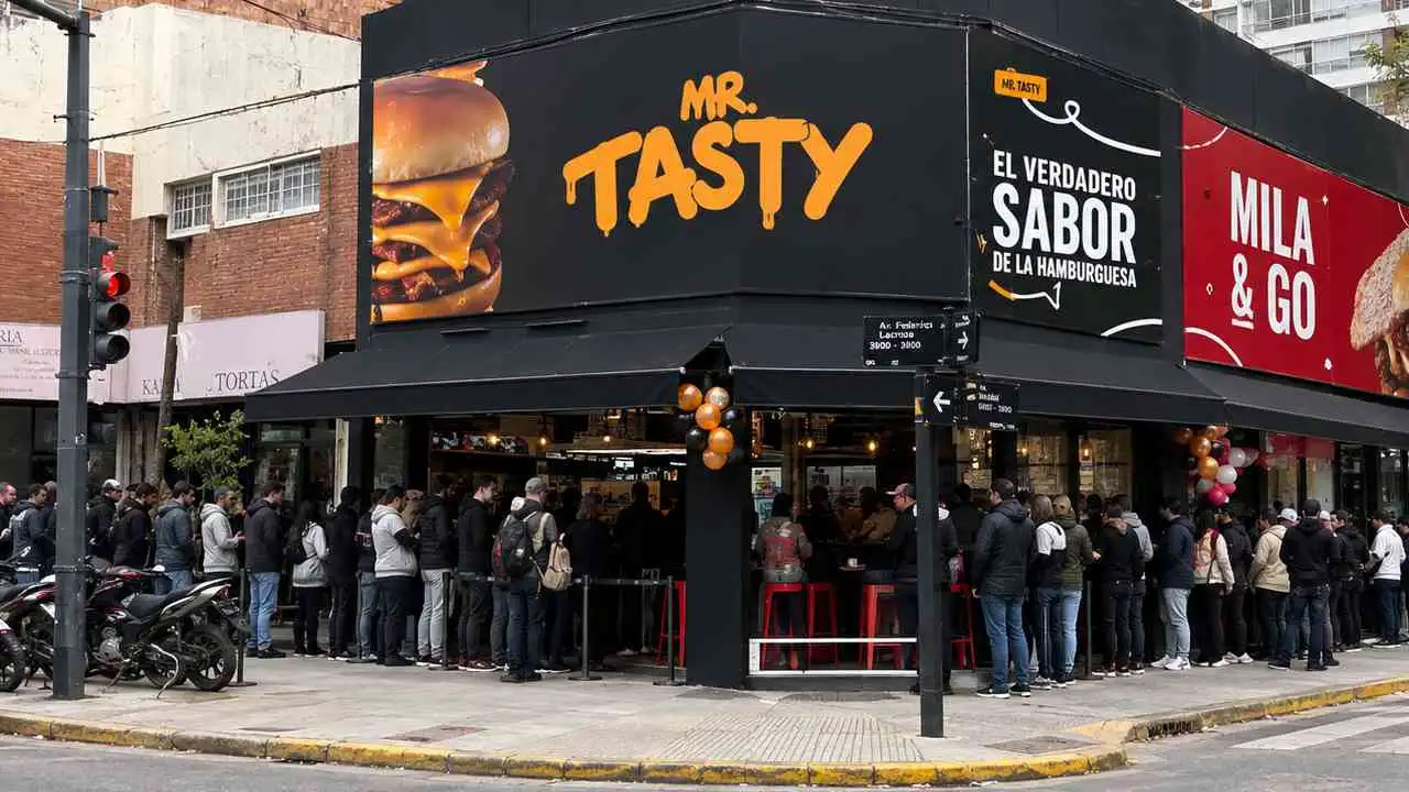 Fachada de local Mr. Tasty