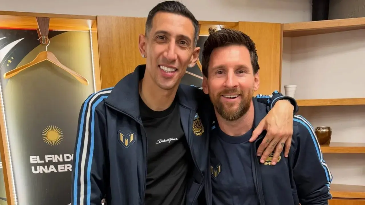 Messi y Di María, otra vez juntos
