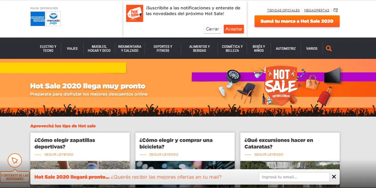 La cuarentena obligó a los organizadores a posponer dos veces la acción promocional de comercio electrónico