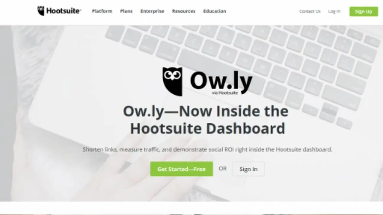 Ow.ly es uno de los sitios para acortar url