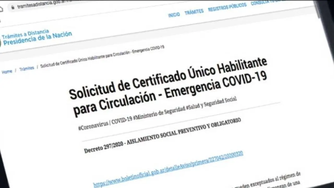 Los residentes de algunos distritos del país deben tramitar y descargar el permiso para circular