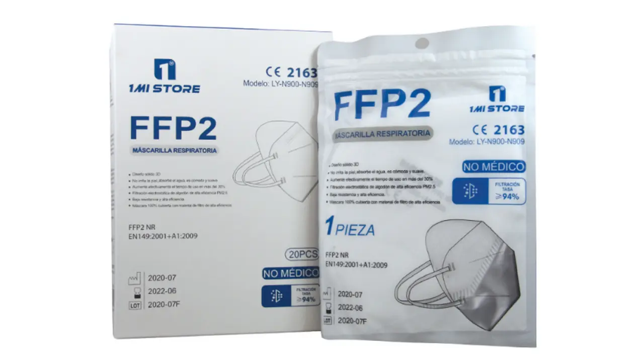 El barbijo FFP2 filtra eficazmente entre el 92% y 94% de las partículas y no debe contener válvula