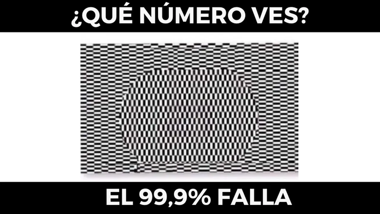 Mirá con atención el hexágono del medio y averiguá si sos de la minoría que puede ver el número correcto que esconde la ilusión