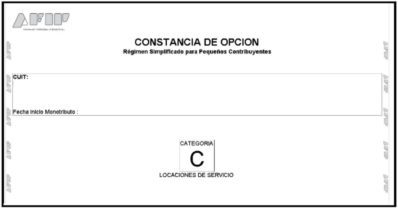 Cómo sacar la constancia del Monotributo