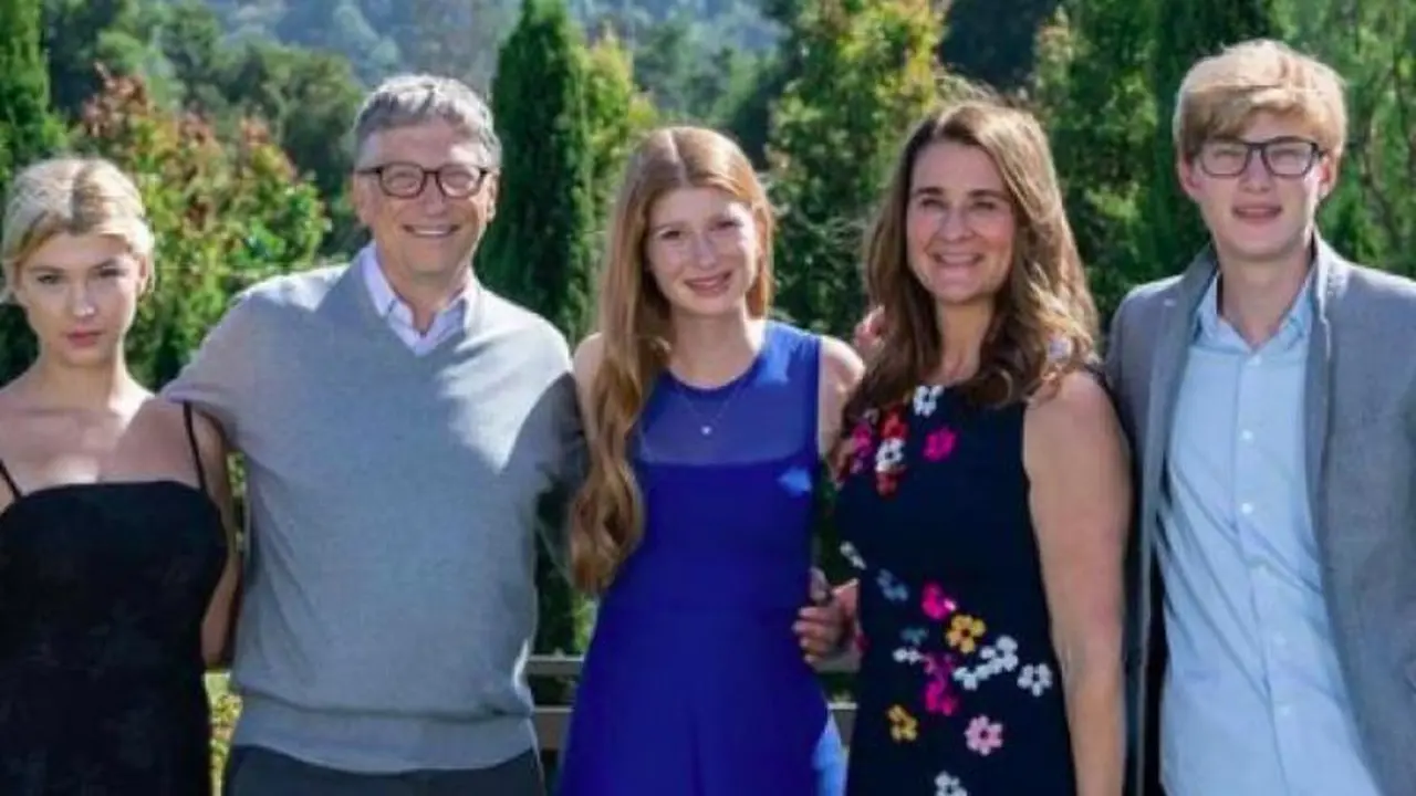 Bill, Melinda y sus hijos.