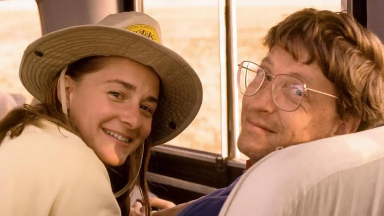 Bill y Melinda Gates juntos cuando eran jóvenes