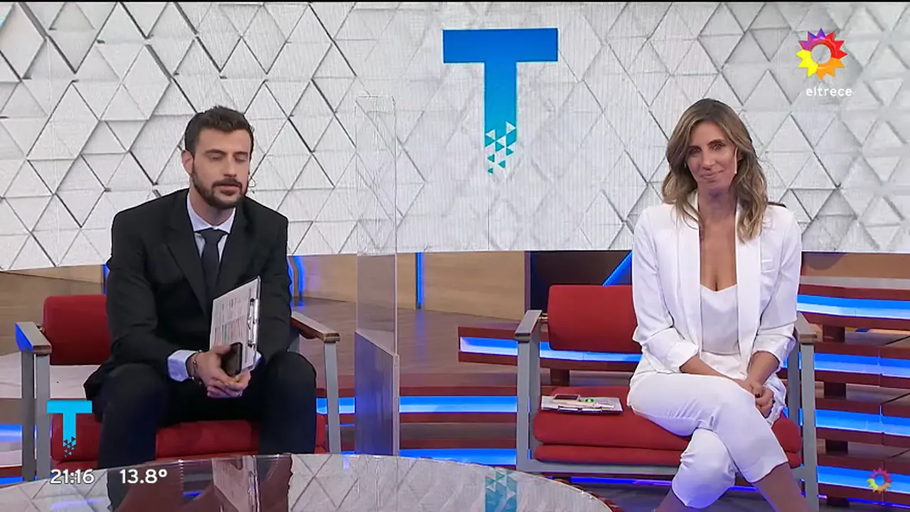 La emoción de Luciana Geuna al ver una entrevista a Esteban Bullrich en Telenoche