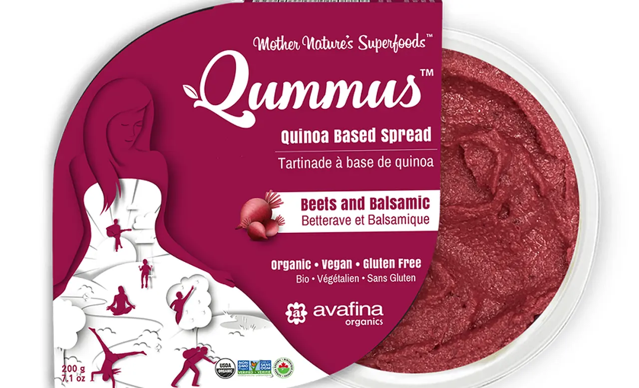 Qummus, un nuevo producto de Avafina Organics.