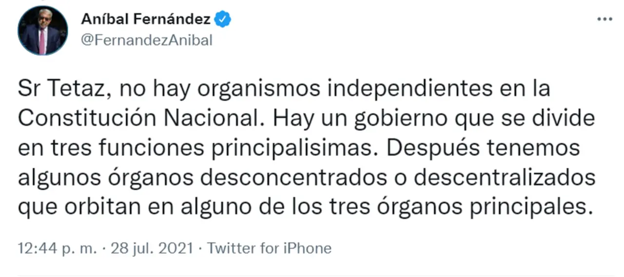 El segundo tuit de la