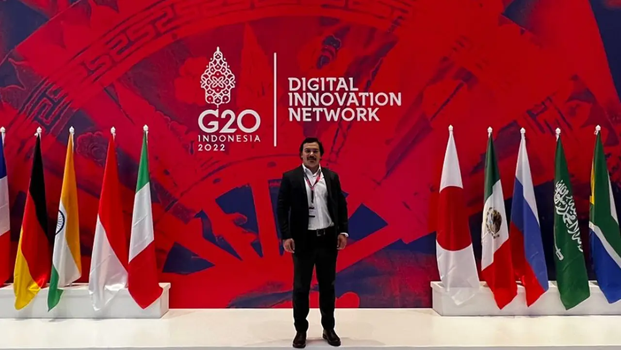  Ian Bogado, CEO de Uali, en el DIN del G20