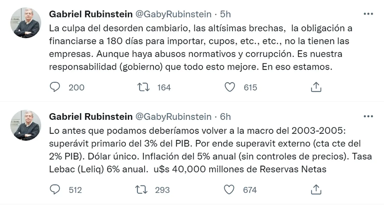 El viceministro de Economía defendió a las empresas tras los cuestionamientos de Cristina Kirchner