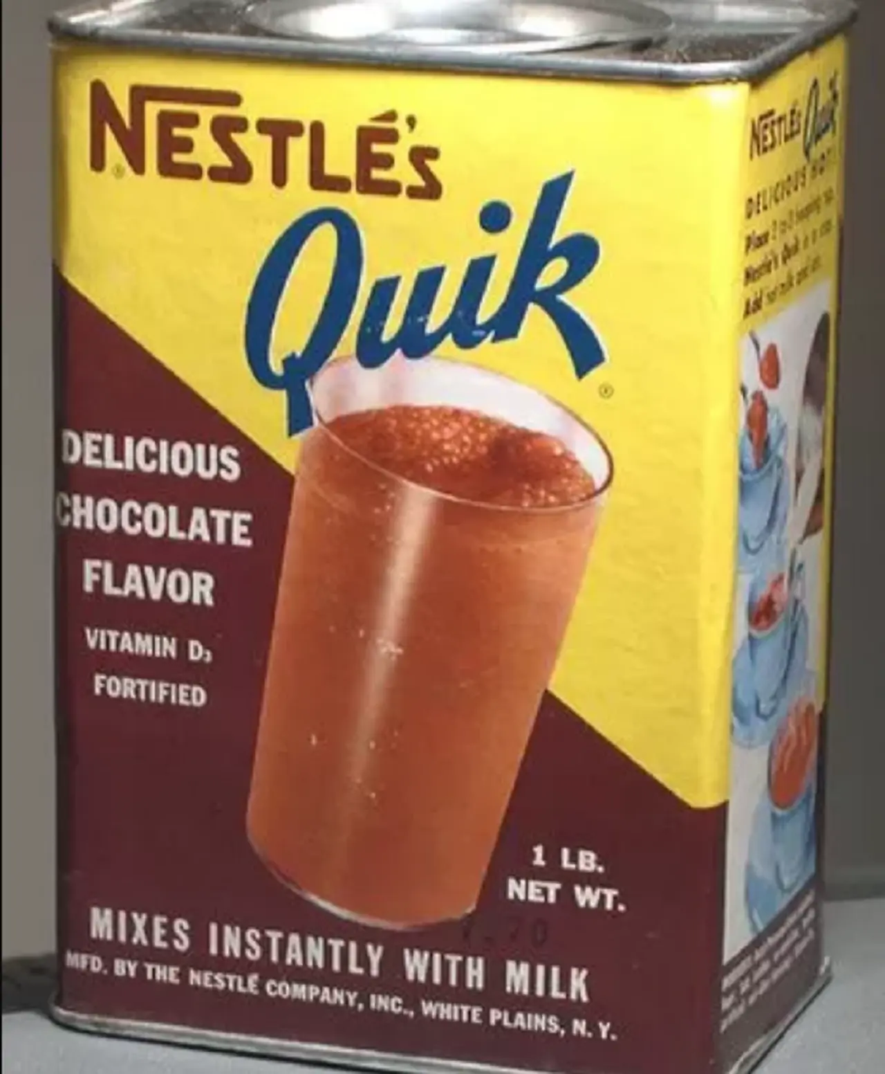 Nesquik surgió en Estados Unidos y su nombre original era Nes