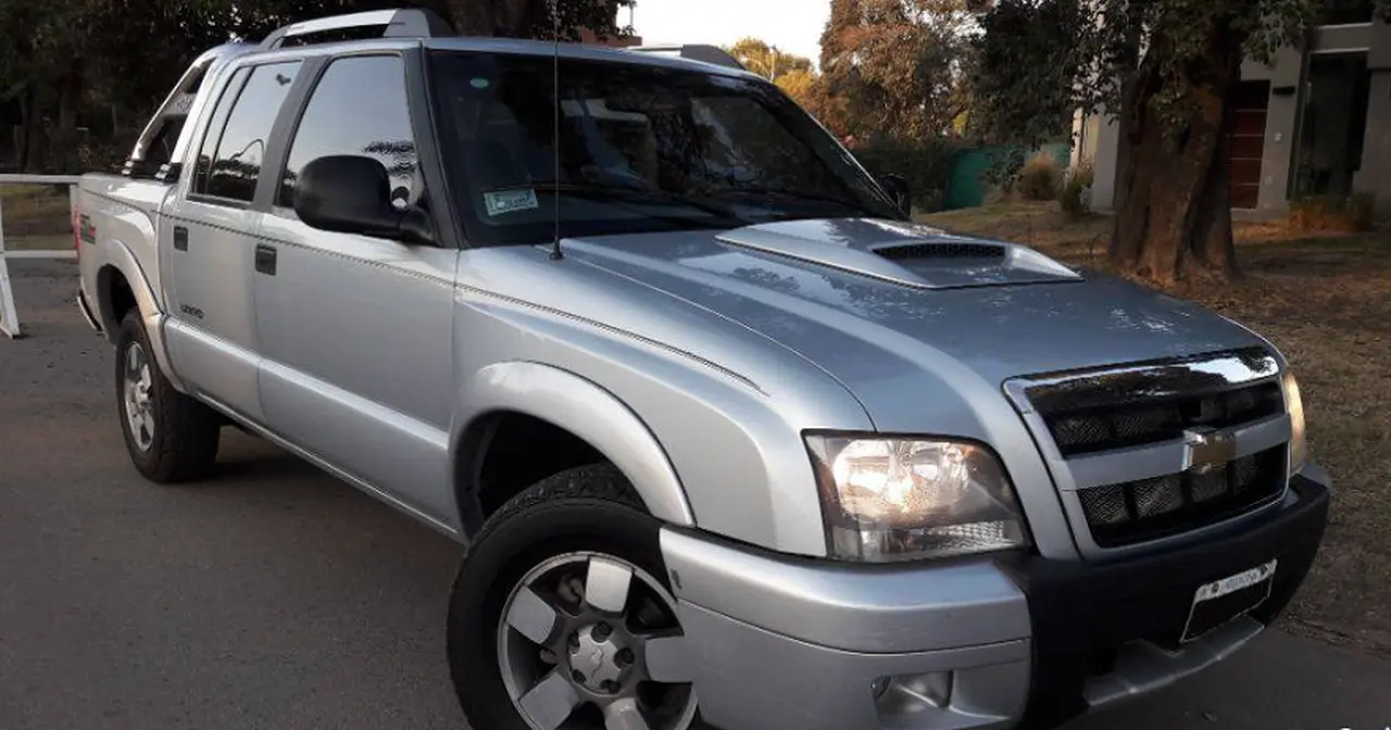 Chevrolet S10 usada, una opción de las más económicas.