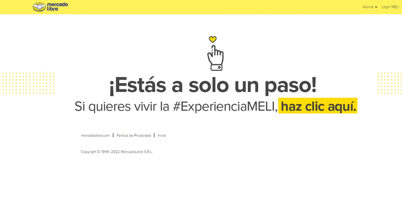Mercado Libre cuenta con su propio sitio de bíusquedas
