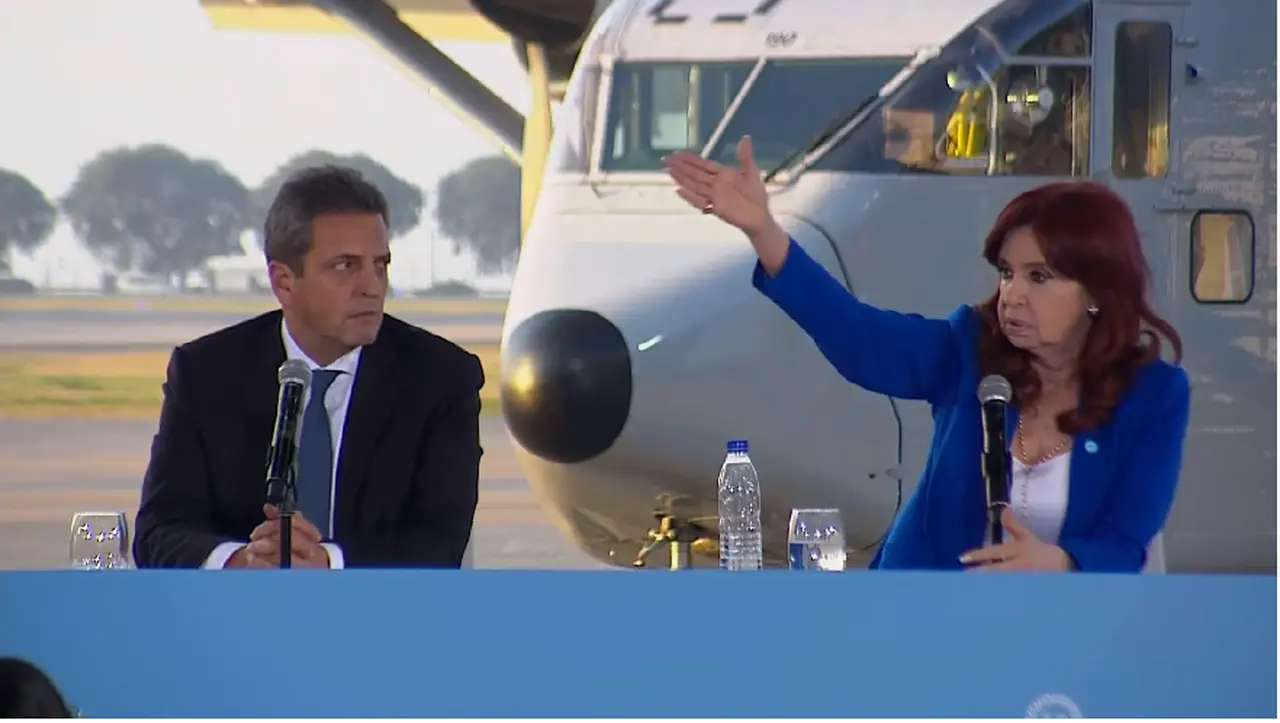 Cristina Kirchner avaló a Sergio Massa