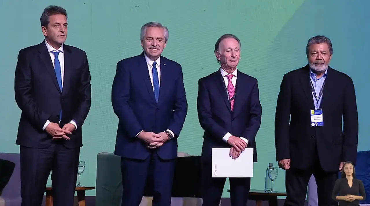 Massa compartió un acto con Alberto Fernández