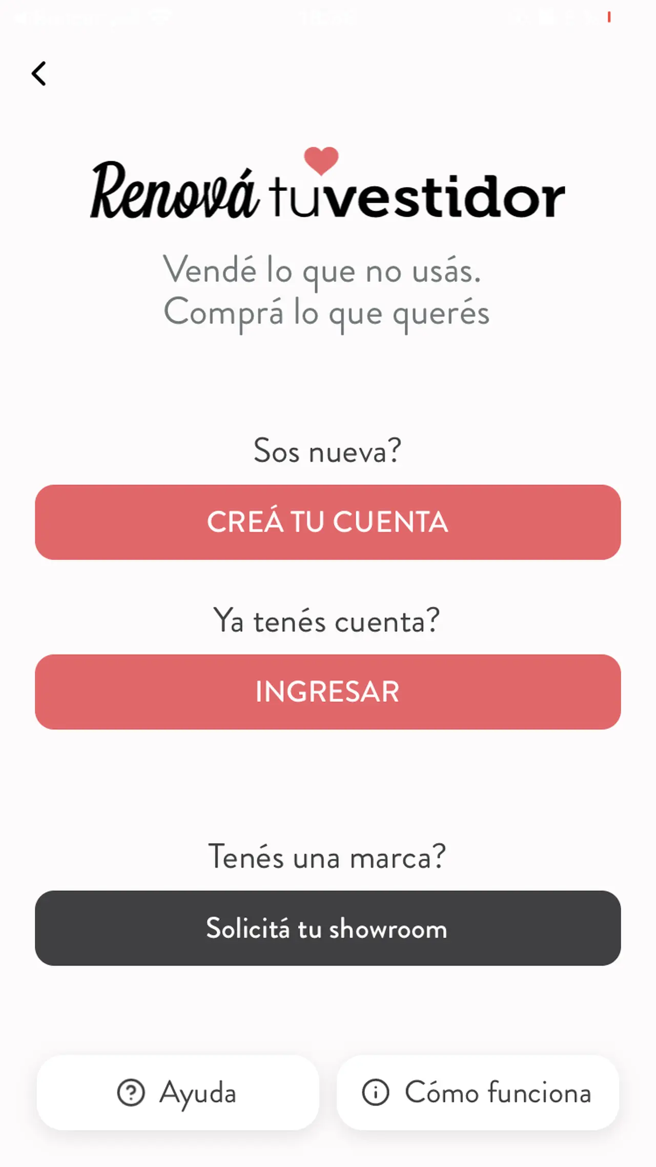 Renová tu Vestidor es un sitio para comprar y vender ropa usada