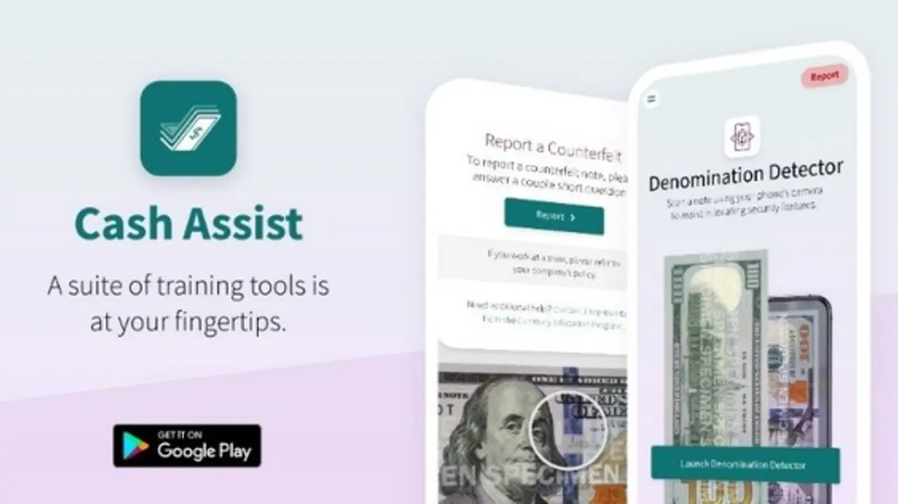 Cash Assist permite detectar dólares falsos.