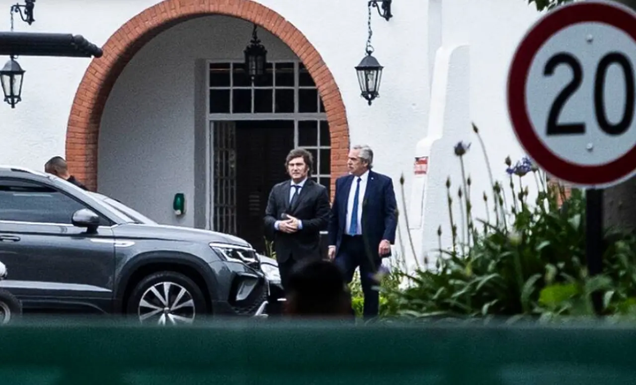 Javier Milei se reunió con Alberto Fernández para empezar la transición