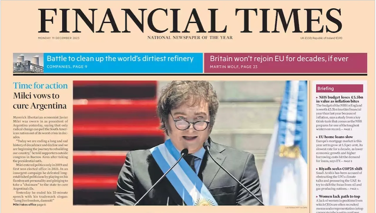 Desde su elección, Milei ha llamado la atención de la prensa global, por su prédica 