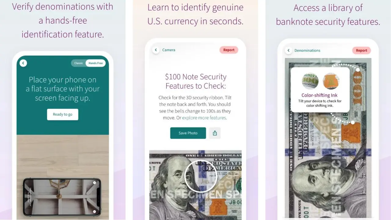 Cash Assist, la app que ayuda a detectar dólares falsos