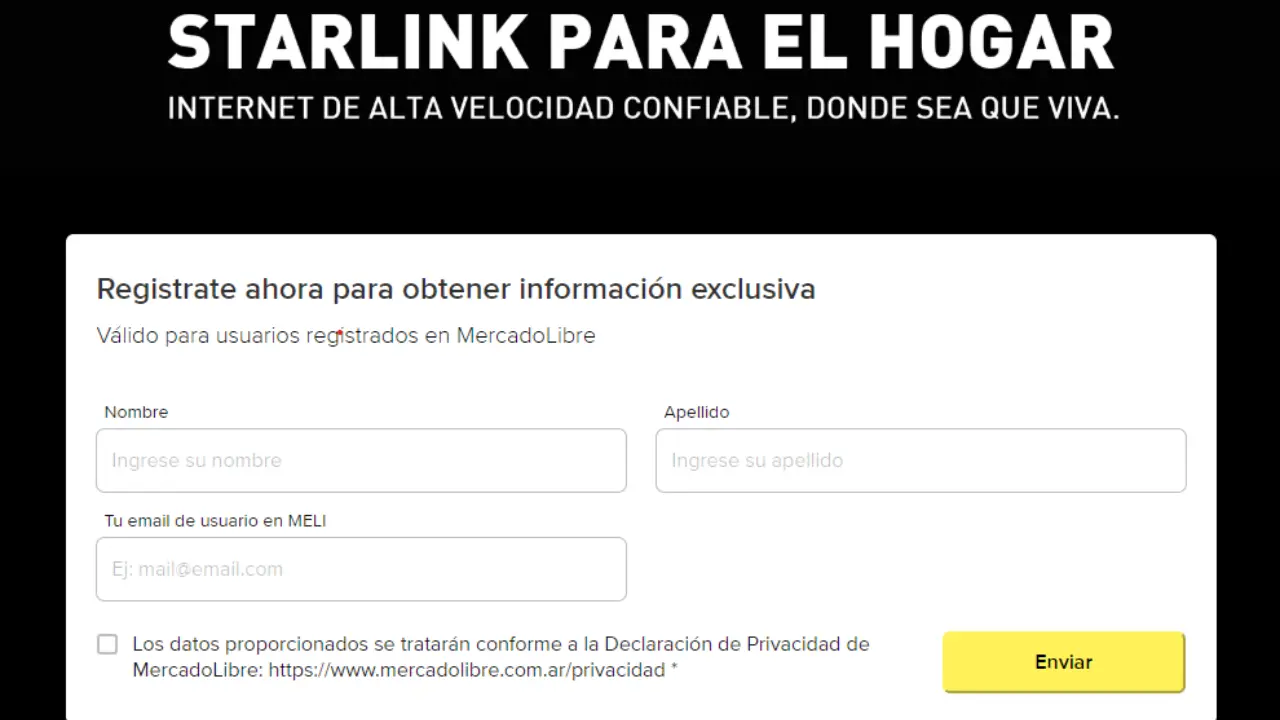 Mercado Libre también es proveedor de Starlink en Argentina
