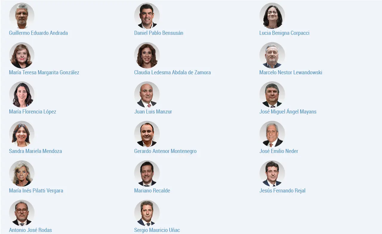 Los miembros del bloque de Unidad 