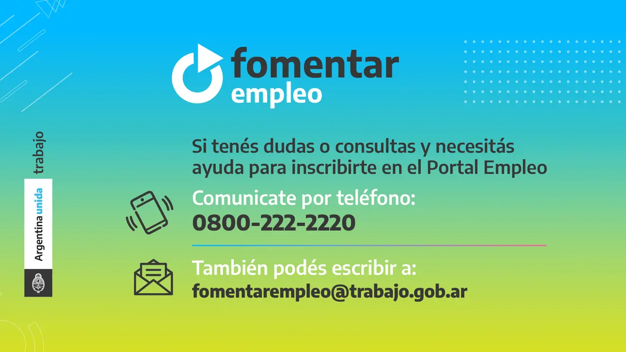 Fomentar Empleo tiene el objetivo de asistir a quienes enfrentan dificultades para acceder a empleos formales