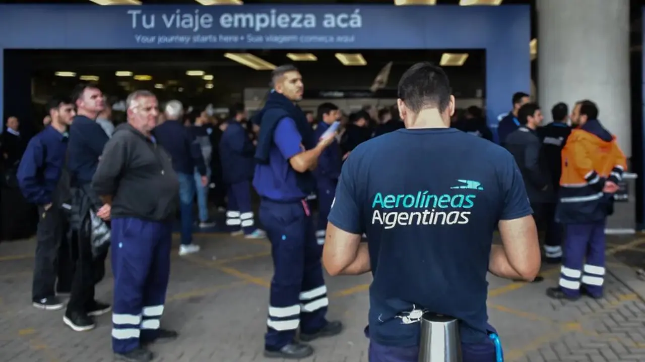 Empleados aerolíneas argentinas