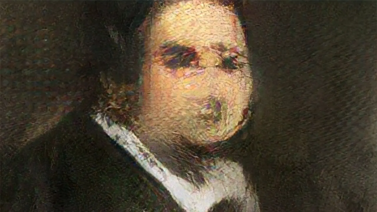 Venden un cuadro generado con inteligencia artificial por casi medio millón de dólares