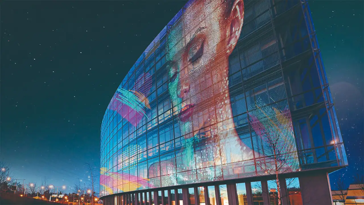 LG vende un film LED transparente autoadhesivo que convierte cualquier vidrio en pantalla